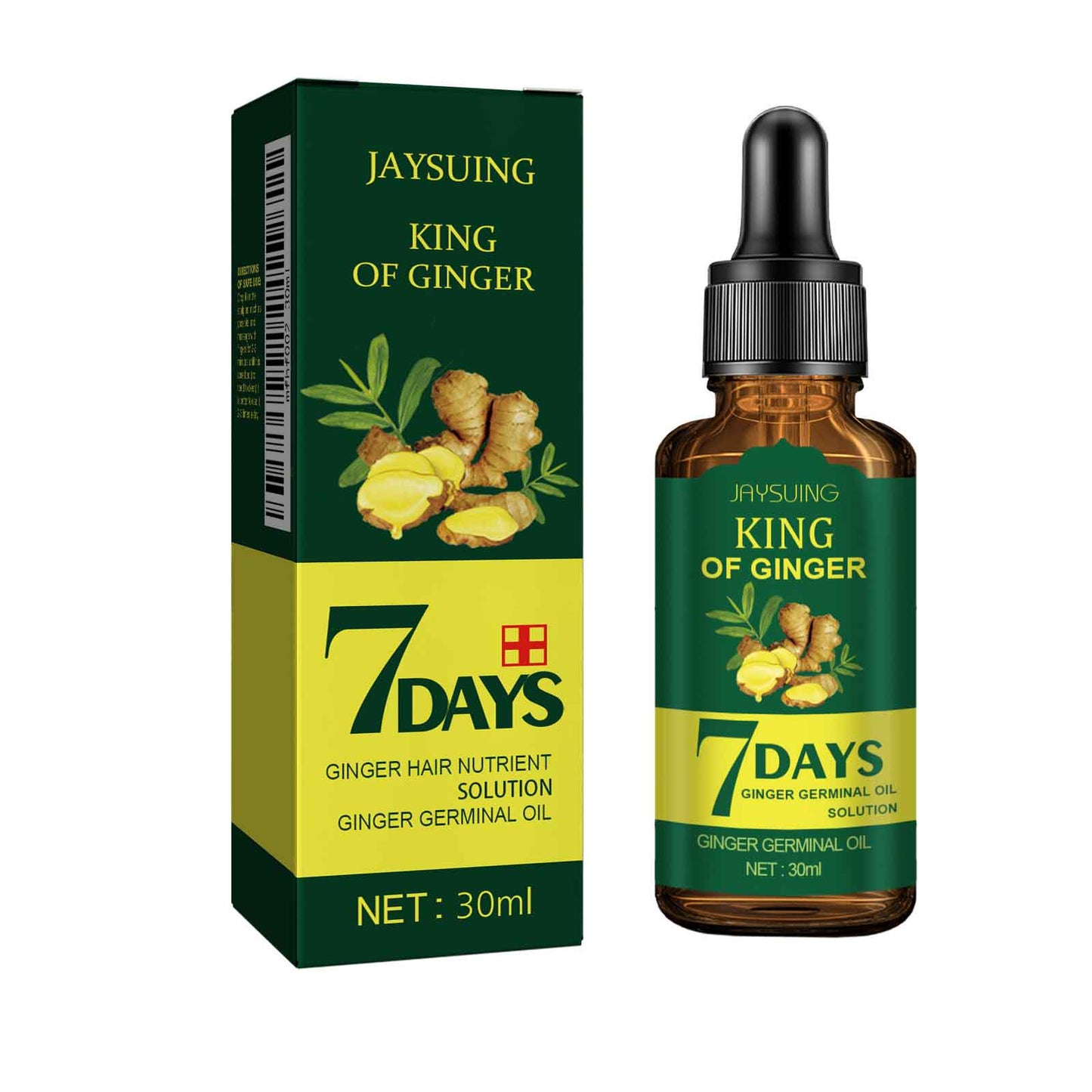 Ginger Hair Care Essential Oil Refreshing And Nourishing Scalp Follicles And Strengthening Hair Nutrition Solution - Korvel