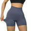 Shorts de Yoga Sin Costuras de Cintura Alta para Mujeres