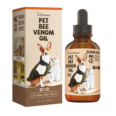 Pet Bee Venom Oil, Joint Care For Cats And Dogs Relieves Joint Pain For Pets Pet Care Water - Korvel