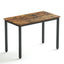 Dining Table Set Barstool Dining Table (with 2 PU Upholstered Benches) Industrial Style Dining Table and Chairs - Korvel