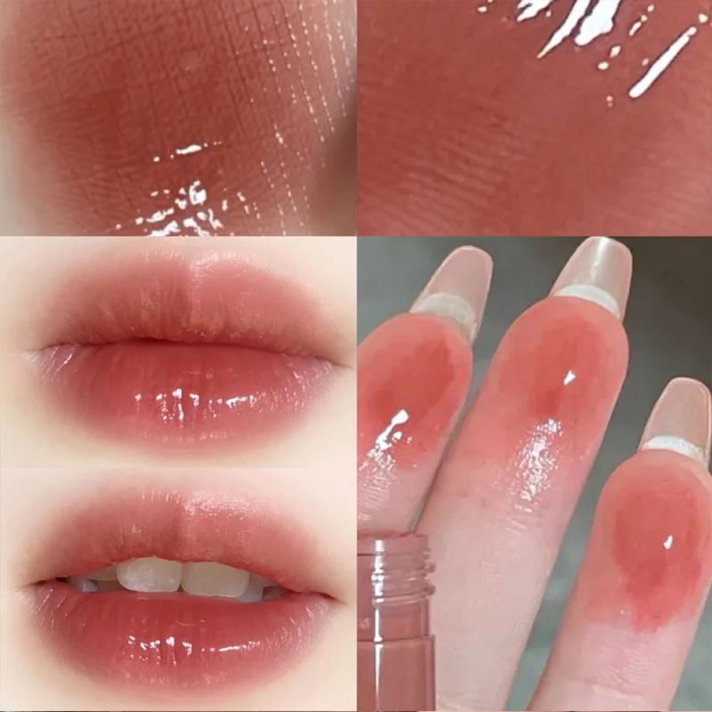 Water Mirror Lip Glaze  Lipstick Non-stick Cup Lasting Moisturizing Lipstick Colorful Women Lip Makeup Tool Maquiagem Hot - Korvel