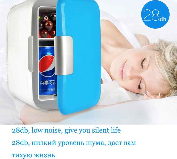 4L Electric Car Refrigerator - Mini Dual Use Cooling Solution