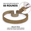 Tactical Bullet Storage Belt with 50 Holes for Outdoor Sports