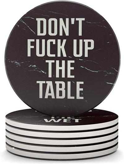 Premium Circular Ceramic Trivet with Customizable Design