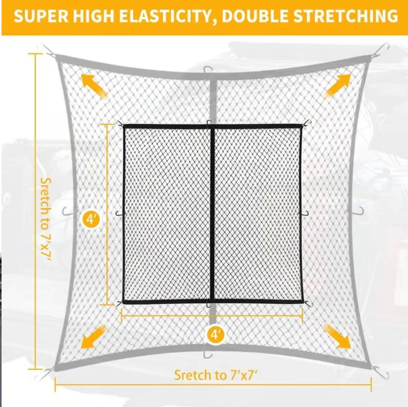 StretchHold Cargo Net - Korvel