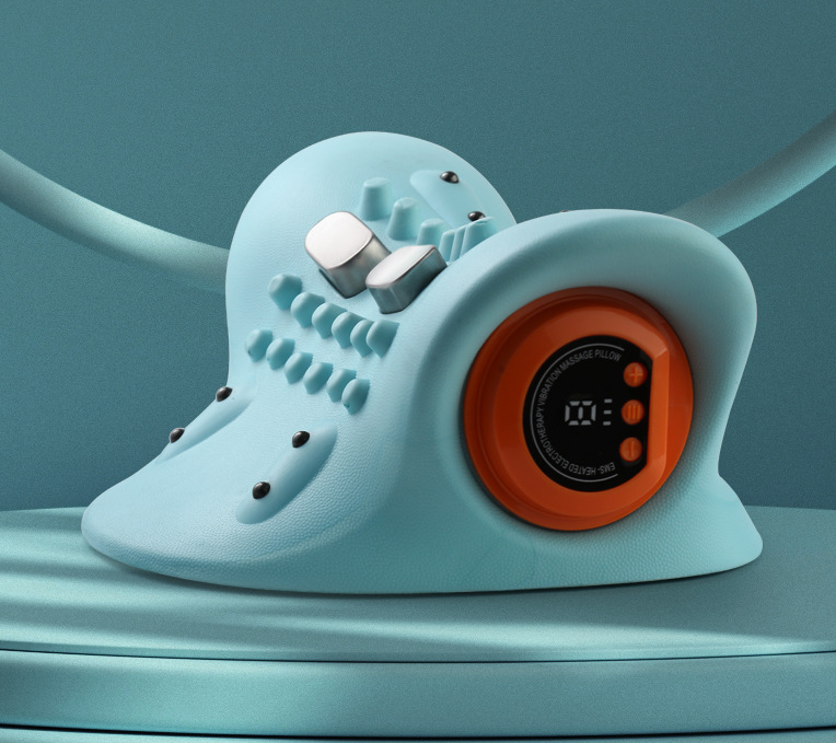 Multi functional shoulder and neck massager portable car mounted household electric kneading neck - Korvel