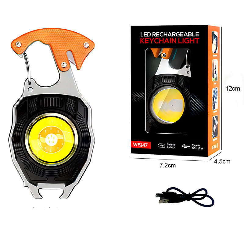 Multifunctional Keychain Work Light - Portable LED Torch