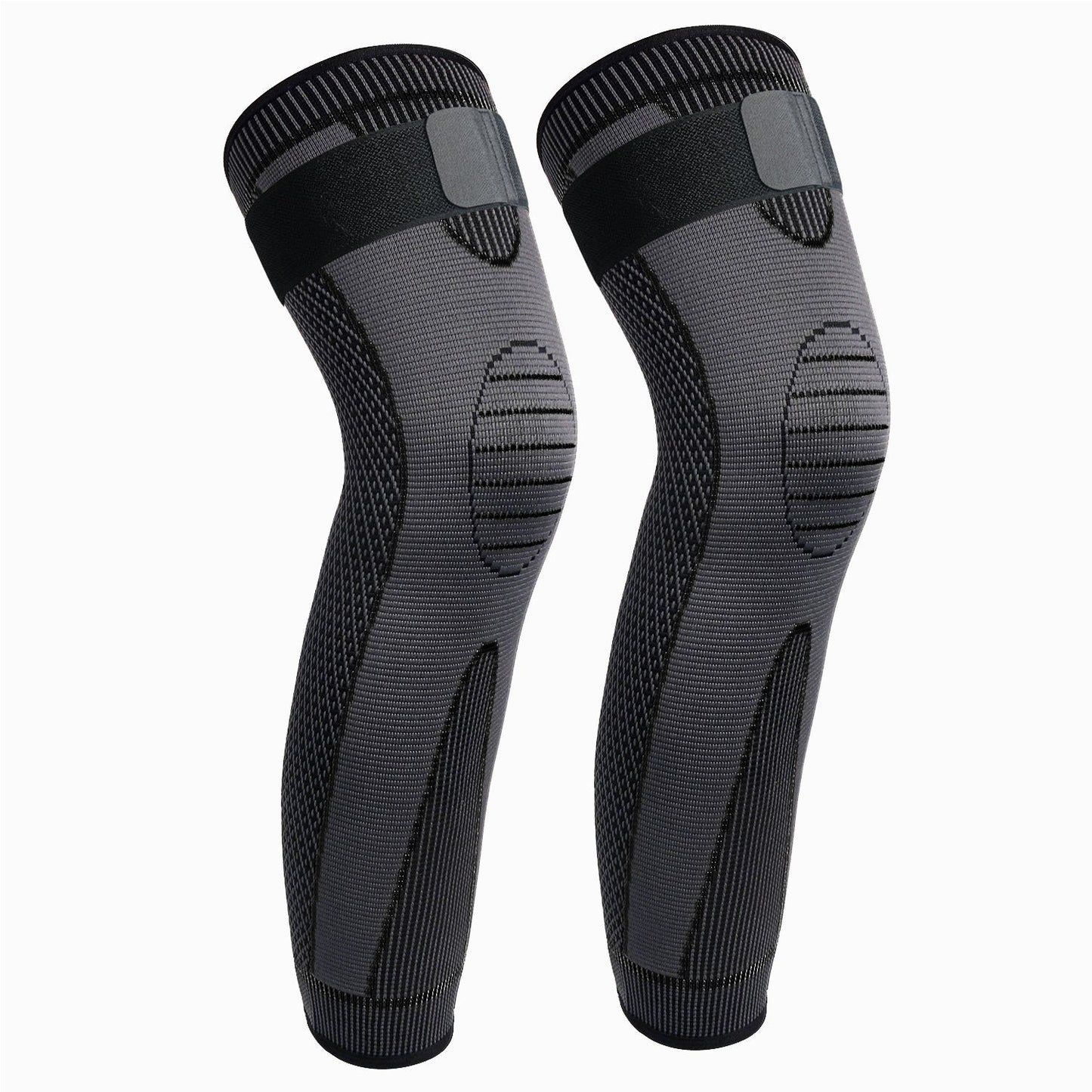 Knitted Strap Compression Exercise Extended Knee Protector for Men and Women Warm Knee Protector - Korvel