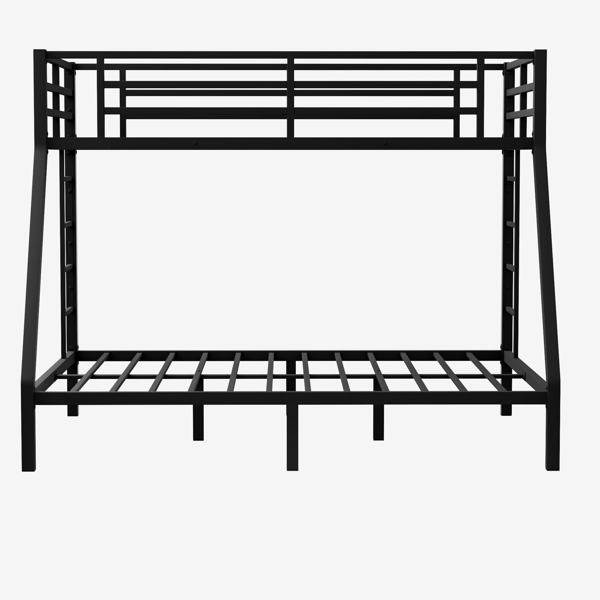 Metal Twin XL over Queen Bunk Bed for Teens and Adults,Space-Saving/Noise Reduced/No Box Spring Needed - Korvel
