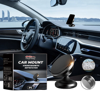 Car Stand New Magnetic Folding Mobile Phone Stand For Rotating Dashboard Navigation For Cars - Korvel