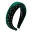 Thickened Sponge Gold Velvet Cloth Headband Female Ins Style Bag Cloth Wide-Brimmed Headband Catwalk Hair Accessories - Korvel