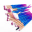 20-Piece Diamond Handle Eye Shadow Makeup Brush Set