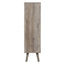 4 Door Shoe Rack, Freestanding Modern Shoe Storage Cabinet, for Entryway - Korvel