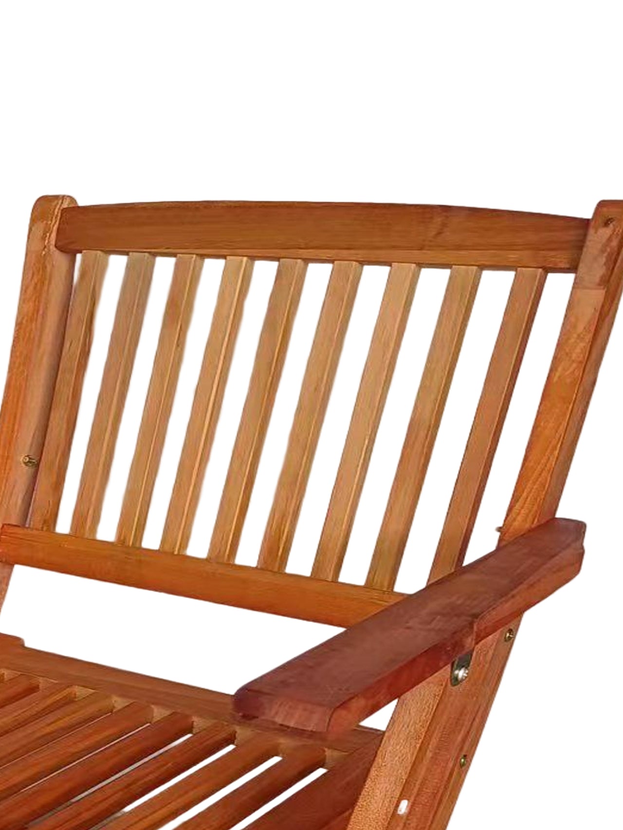 Foldable Patio Dining Set 4 Folding Chairs Indoor and outdoor universal Teak - Korvel