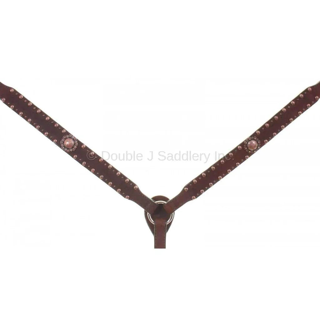 Premium Copper Dot Breast Collar for Equestrian Excellence - Korvel