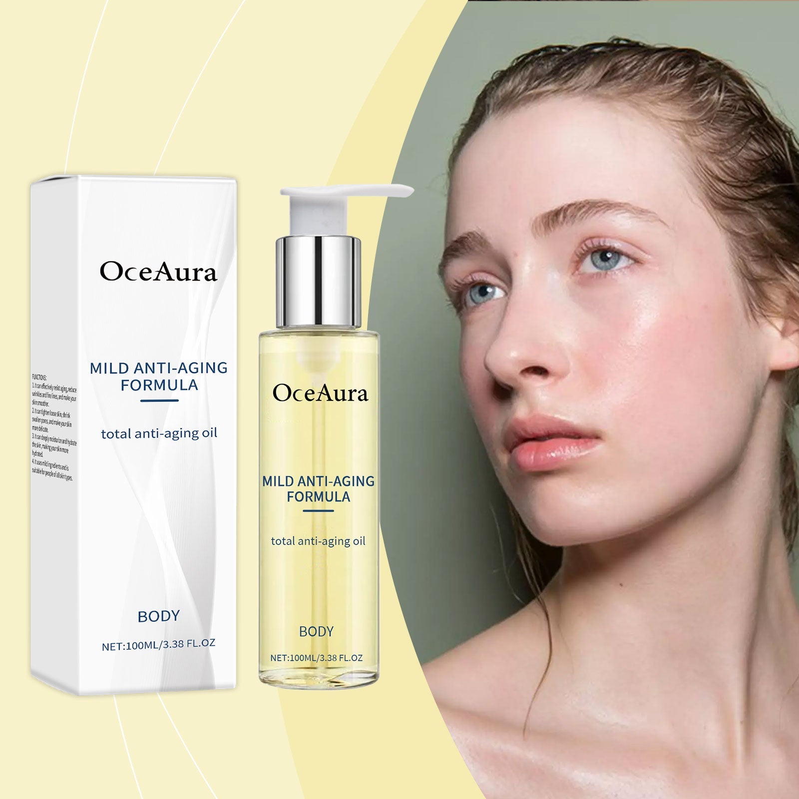 Skin Care Oil, Firming Skin Oil Moisturizes And Nourishes Skin, Hydrates And Moisturizes Delicate Pore Essence Oil - Korvel