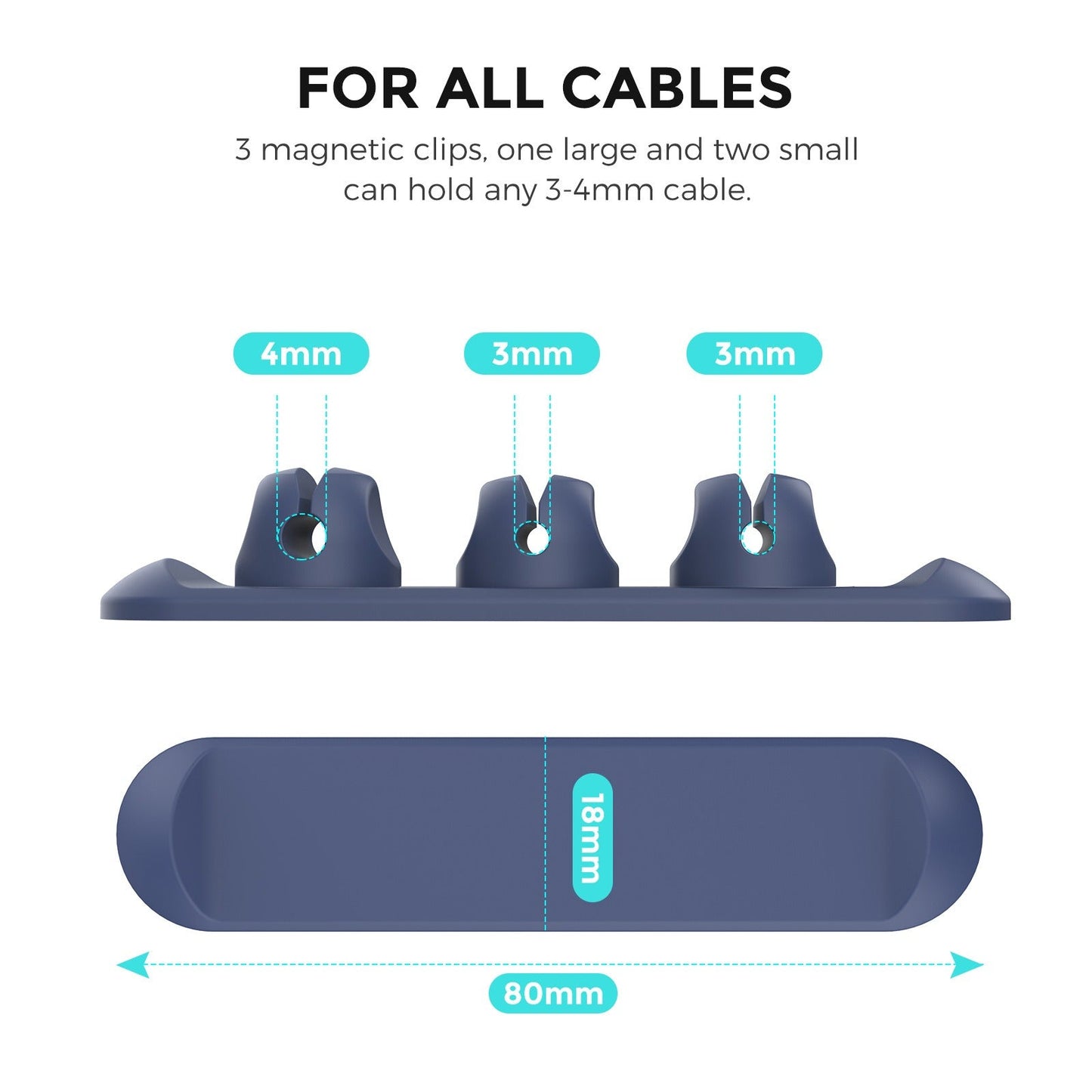Organisateur de Câbles en Silicone Premium pour Espaces Bien Rangés