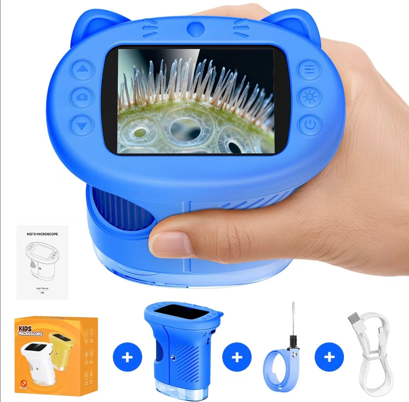 Microscopio MicroView para Niños - Herramienta de Exploración Digital Portátil