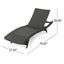 SALEM PE WICKER CHAISE LOUNGE - Korvel