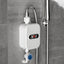 220V/110V 3500W instant electric water heater fast heating mini small electric kitchen treasure thermostatic shower shower set - Korvel