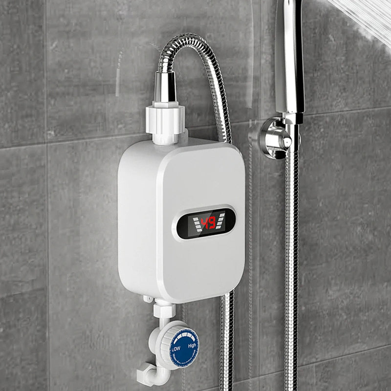 220V/110V 3500W instant electric water heater fast heating mini small electric kitchen treasure thermostatic shower shower set - Korvel