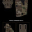 Holster tactique pour pistolet gauche 6354DO pour Glock 17