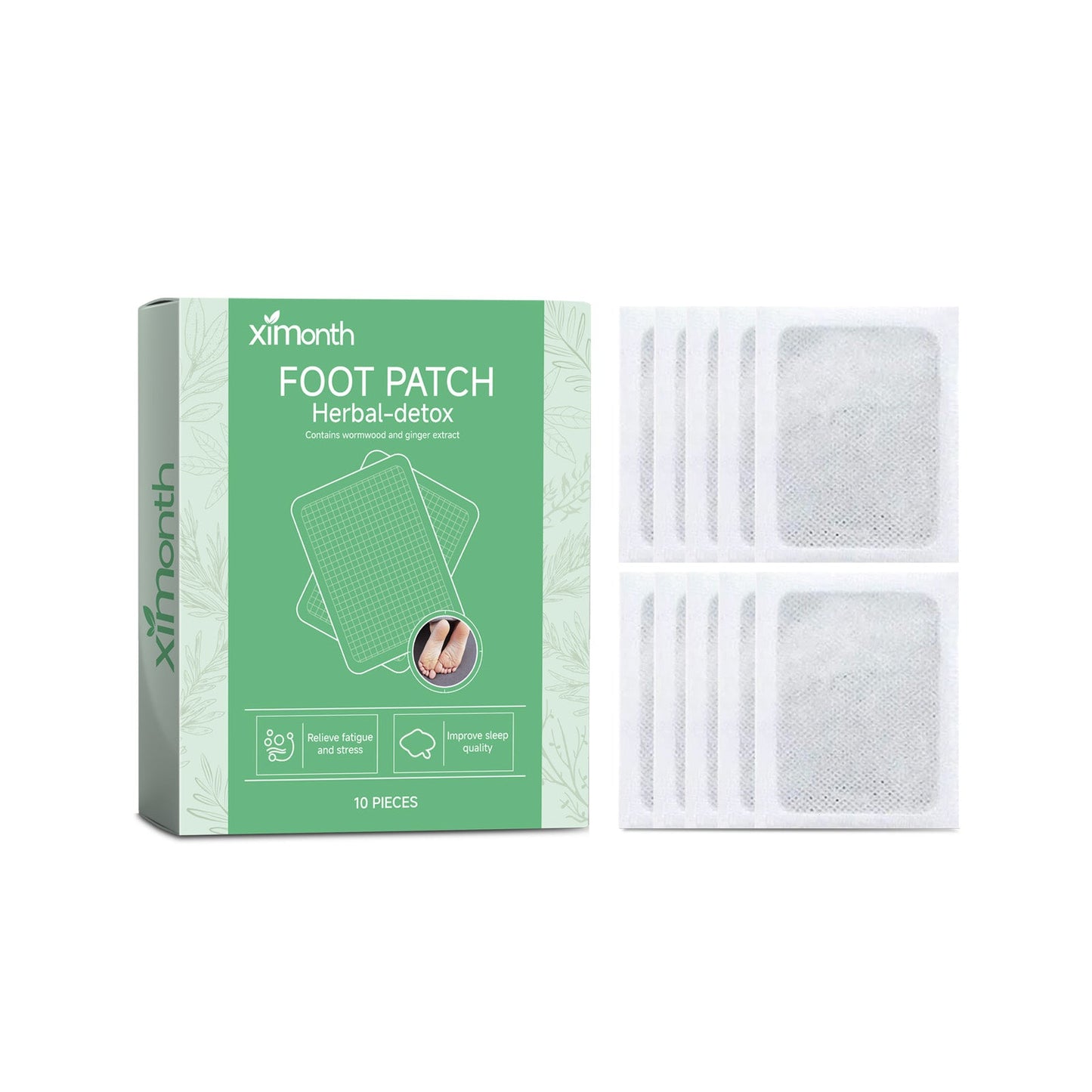 Foot Patch, Moisturizing Alleviate The Pressure Of The Body Care Sleep Foot Patch - Korvel