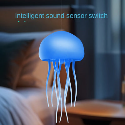 Voice-Controlled Jellyfish Lamp - Full Color Ambient Lighting