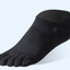1 pair Pure Cotton Five Finger Short Socks Men Sweat Absorbent Antibacterial Breathable Mesh Boat Socks Running Sports Toe Sock - Korvel