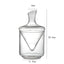 1000ml with Ice Bucket Decanter Lead-Free Crystal Glass Whiskey Vodka Brandy Bottle Bar Festival Hip Flask Wine Set - Korvel