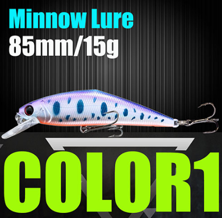 AFISHLURE Fishing Lure Wobblers Trout  85mm/15g Minnow  Hard Baits Iscas Artificial Pesca Leurre - Korvel