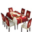 Christmas tablecloth, holiday decoration, elastic chair cover, household dining table, waterproof and dustproof tablecloth, fabric decorative tablecloth - Korvel