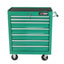 7 DRAWERS MULTIFUNCTIONAL TOOL CART WITH WHEELS-GREEN - Korvel