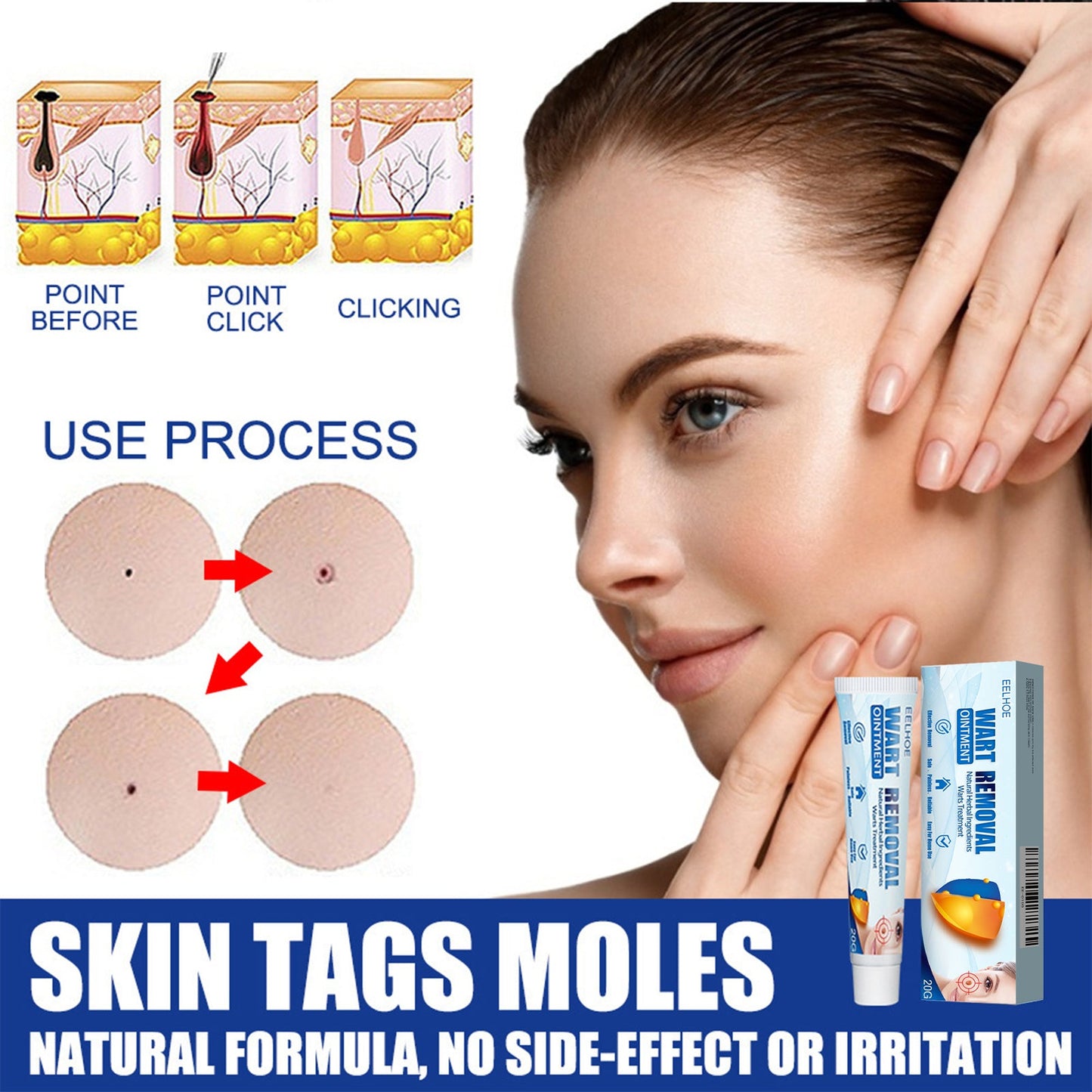 Keyu Cream Clean Skin Repair Care Body Face Remove Face Label Keyu Cream - Korvel