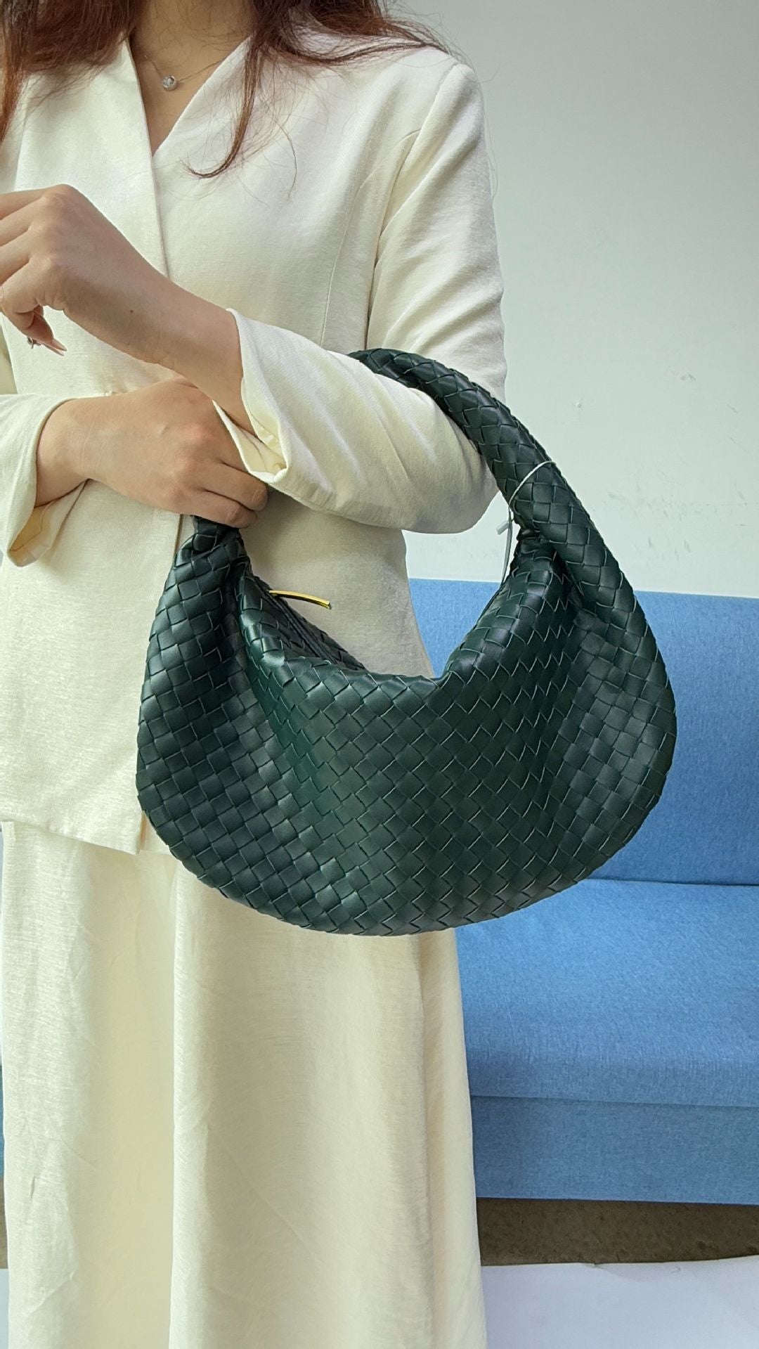 Premium Large Women's Woven Shopper Bag