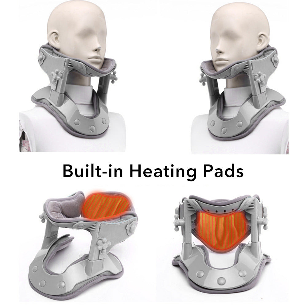 Cervical support cervical spine traction device hot compress physiotherapy cervical spine adjustable support correction cervical spine fixator - Korvel