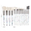 15 pcs Makeup Brushes Diamond Crystal Handle Makeup Tools Foundation Eyeshadow Brush - Korvel