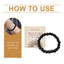 Bracelet en perles de bois noir café - Accessoire quotidien élégant