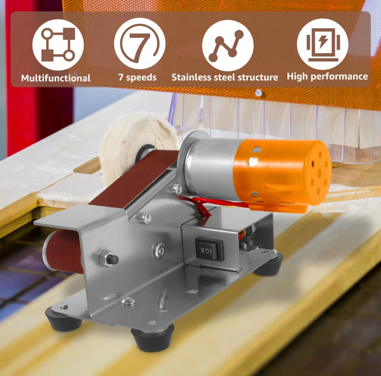 SteelEdge Mini Belt Grinder - Korvel