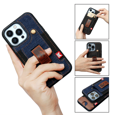 For iPhone 13pro Case Apple 14 Plug-in Wristband Phone Cover iPhone 14 Case - Korvel