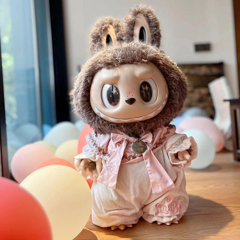 Clothing with 58cm LABUBU Design ZIMOMO Doll Clothes Rubber LABUBU Plush Toy Clothing Cute - Korvel