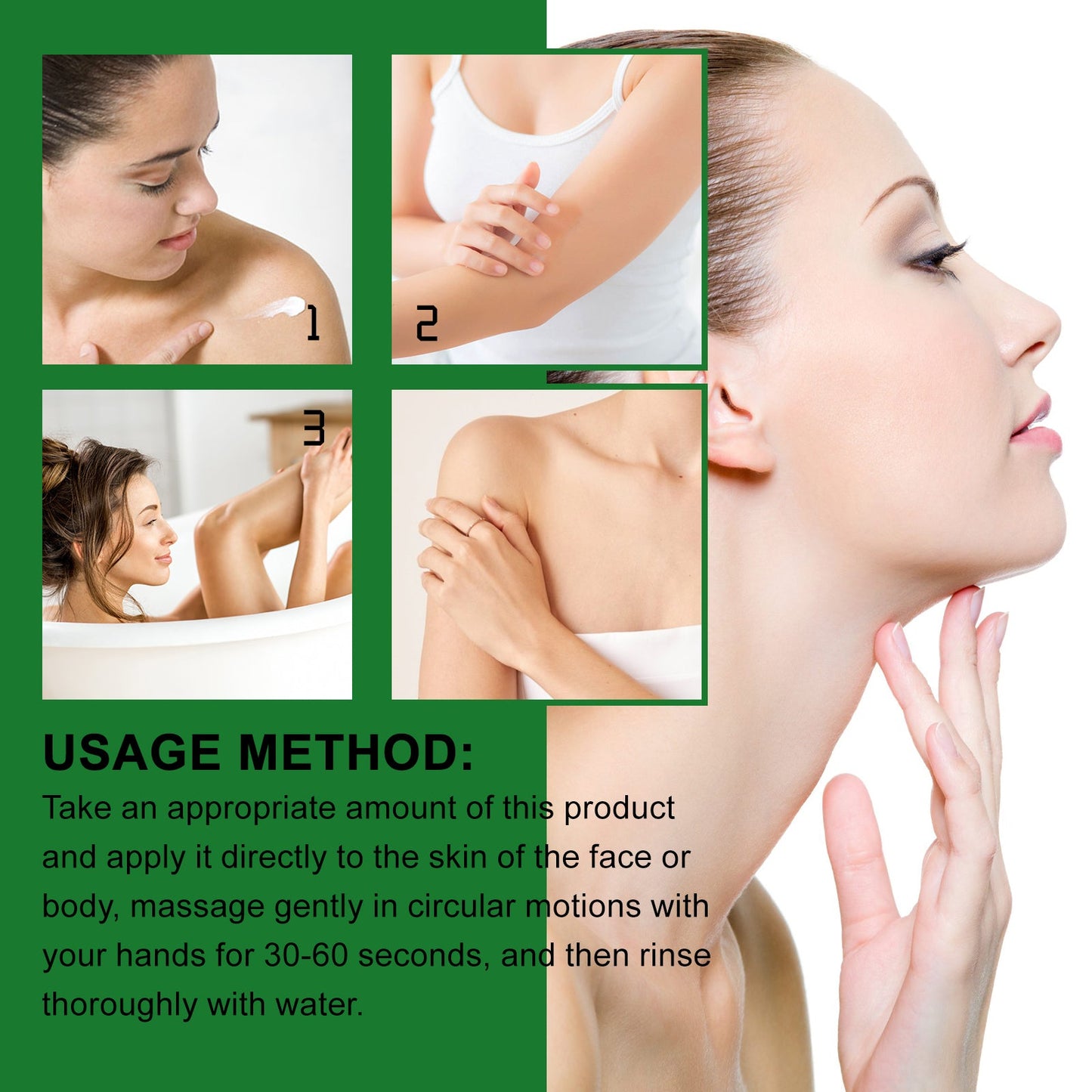Aloe Vera Scrub For Deep Cleansing, Exfoliating And Smoothing Acne Marks, Soft Skin Scrub - Korvel