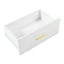 Modern White 9-Drawer Dresser for Bedroom - Ample Storage Wide Chest of Drawers, Sturdy & Safe - Korvel