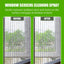Window Cleaning Spray, Window Screen Cleaning Strong Decontamination Oil Stain Clean Bright Foam Spray - Korvel