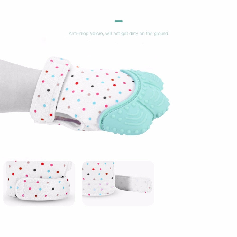 Silicone Teething Mitten for Newborns - Soft & Safe