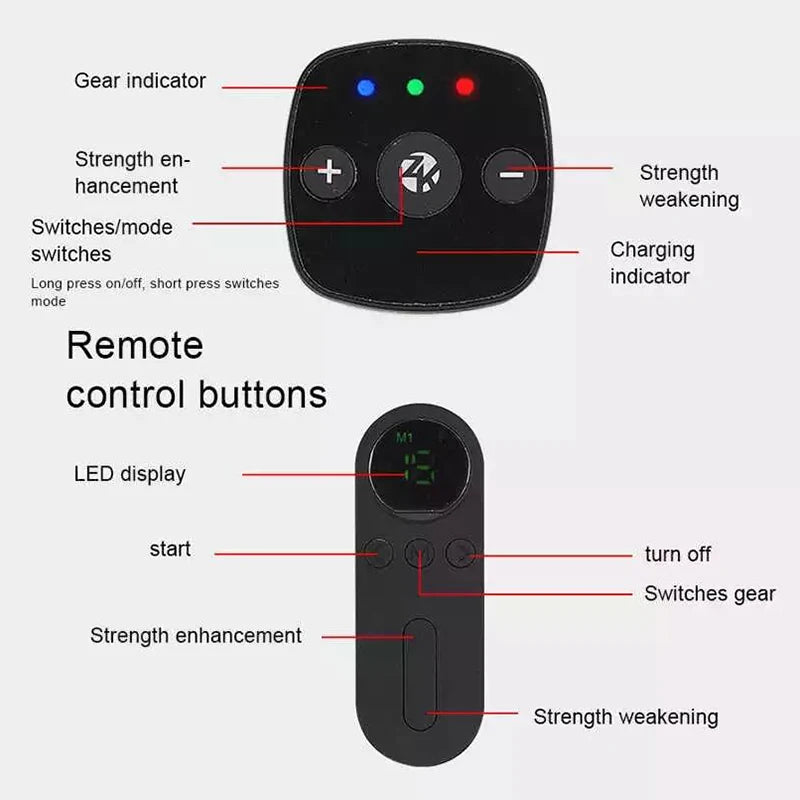 Tapis de massage électrique intelligent EMS