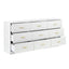 Modern White 9-Drawer Dresser for Bedroom - Ample Storage Wide Chest of Drawers, Sturdy & Safe - Korvel