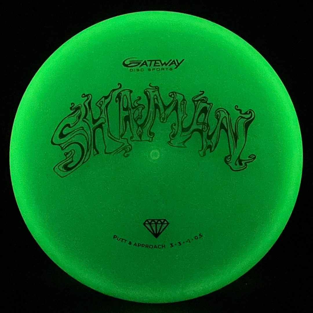 Putter de Disc Golf Diamond Superglow Shaman