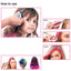 Set de Tiza para Cabello Temporal - 4 Colores Vibrantes para un Estilo Fácil