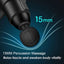 24V  Lcd Touch Adjustment 12 Gears Lcd Screen Sports Muscle Deep Tissu Fascia Mini Massage Gun With Lcd Display - Korvel